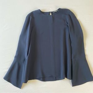 Navy blue Lafayette 148 New York top